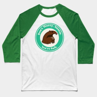 “Don’t Worry, Auntie” Chibi Arlie the Anti-Abuse Anteater in Green Baseball T-Shirt